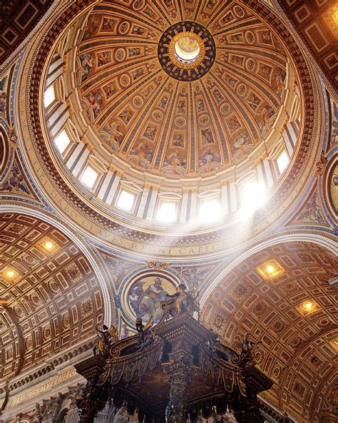 Dome Of St Peters Basillica Rome Photograph By Eric Van Den Brulle