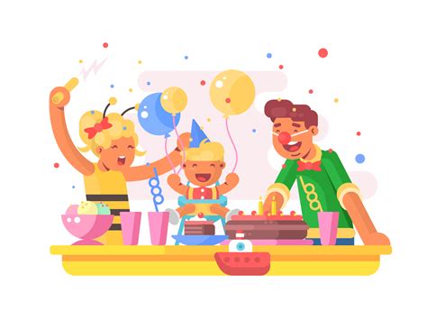 Children Birthday Party Illustration Kit8