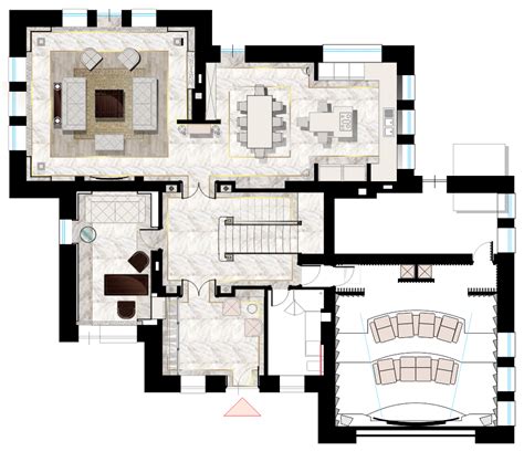 Plans, elevations and specifications shown are artist's. 2d Plan and elevation illustration - Visual 3 Dwell