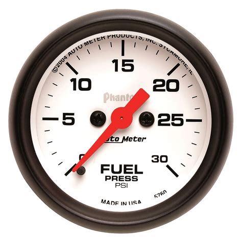 Auto Meter® 5760 Phantom™ Fuel Pressure In Dash Gauge