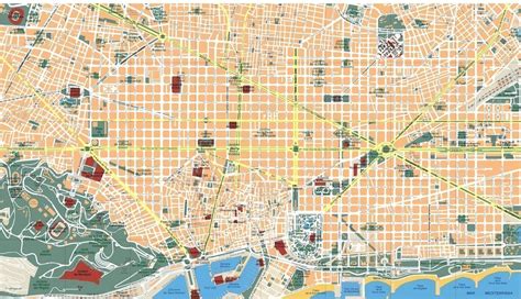 Barcelona Eps Mapa Tienda Mapas De Barcelona