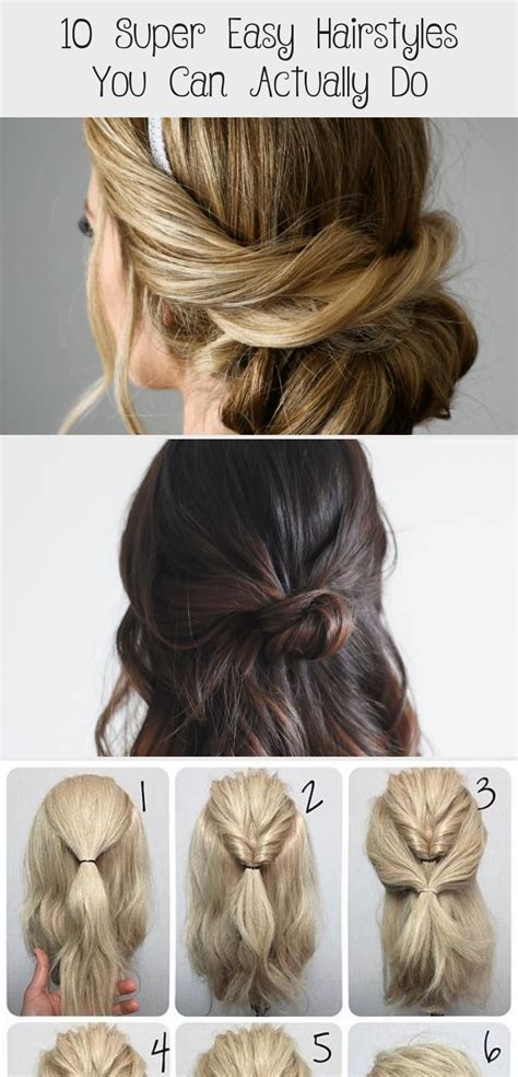 24 Easy Beginner Hairstyles To Do On Yourself Hairstyle Catalog