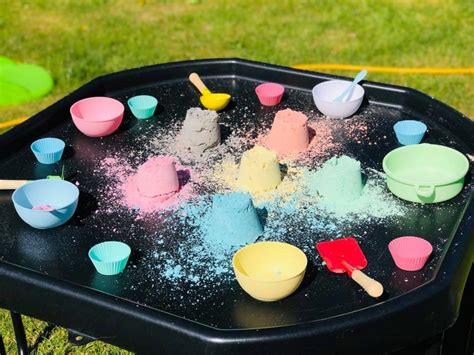Moon Sand Tuff Tray Activity Housebound With Kids