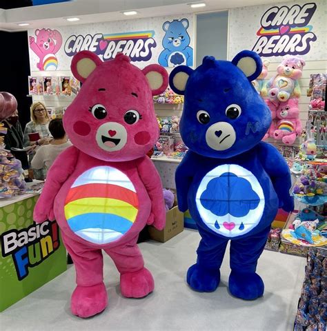 Carebear Cheerbear Grumpybear Toyfair2022 Pink Blue In 2022 Bear Character Character