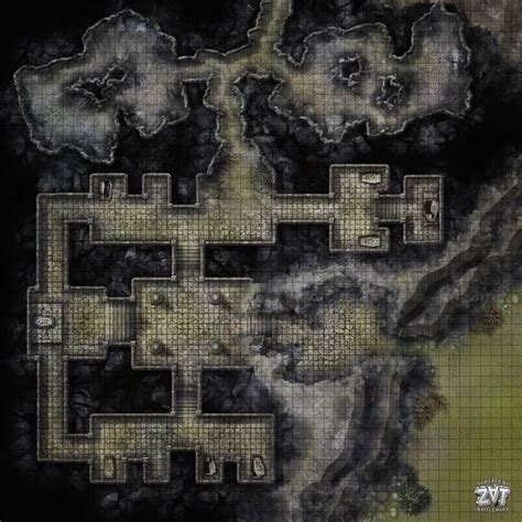 D4 Grid Tombs By Zatnikotel On Deviantart Dungeon Maps Fantasy Map