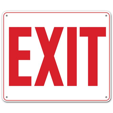 Exit Sign My Sign Station