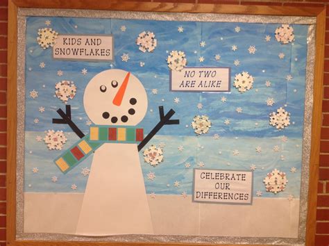 We did not find results for: Good winter bulletin board idea... thinking of adding snowflakes made by each student wi ...