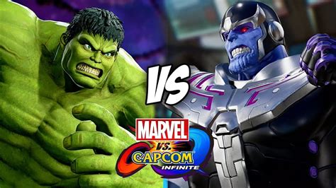 Hulk Vs Thanos Marvel Vs Capcom Infinite Gameplay Part 2 Youtube