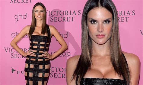 Alessandra Ambrosio Shows Off Cleavage Following Victorias Secret