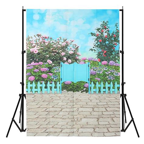 3x5ft Vinyl Wall Floor Flower Blue Sky Photography Background Studio