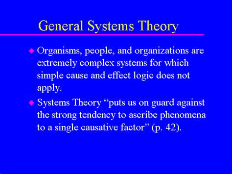 General Systems Theory