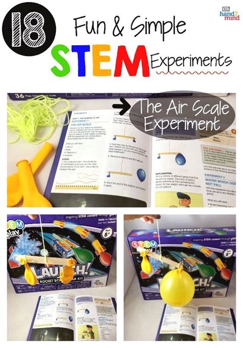 Hand2mind Launch Rocket Kids Science Kits 18 Stem Experiments And