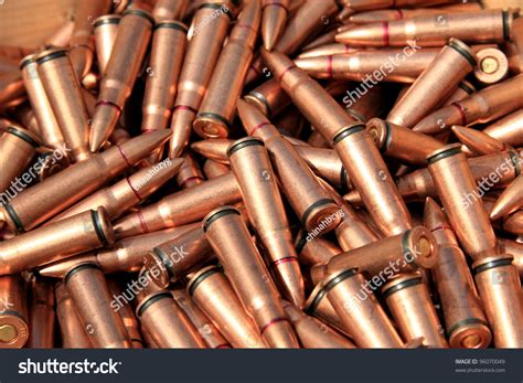 Closeup Pictures Piles Rifle Bullets Stock Photo 96070049 Shutterstock