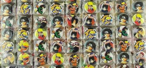 Free Shipping New 108pcsset Cartoon Japanese Anime Naruto Badge Button