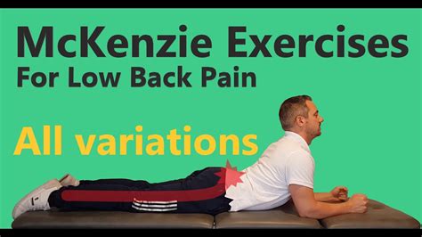 Best Mckenzie Low Back Exercises For Herniated Disc Bulge And Sciatica