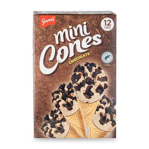 Mini Chocolate Icecream Cones X Ml Gianni S Aldi Ie