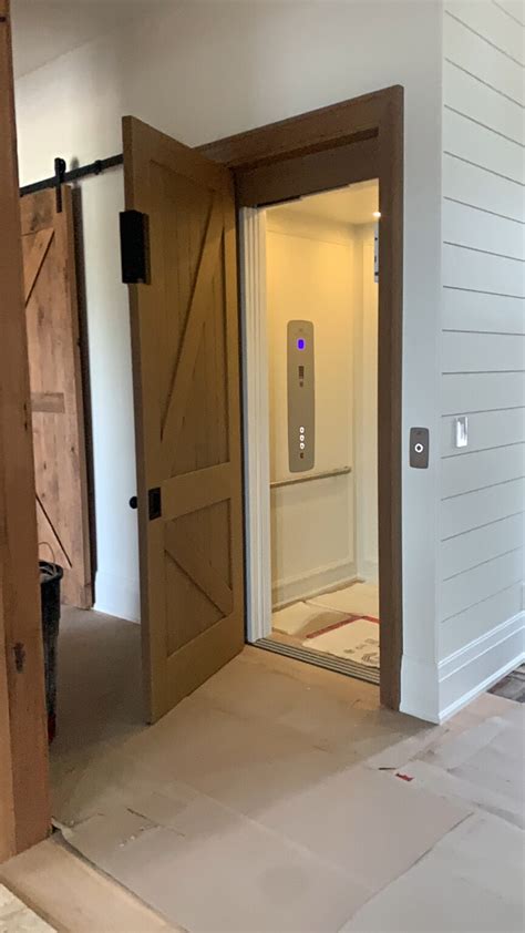 Beautiful Home Elevator Installed In Ontario Canada Garaventa Lift