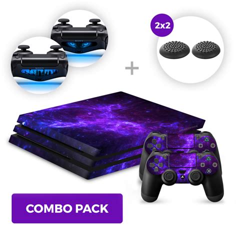 Dark Galaxy Skins Bundle Ps4 Pro Combo Packs Ps4 Pro Console Skins