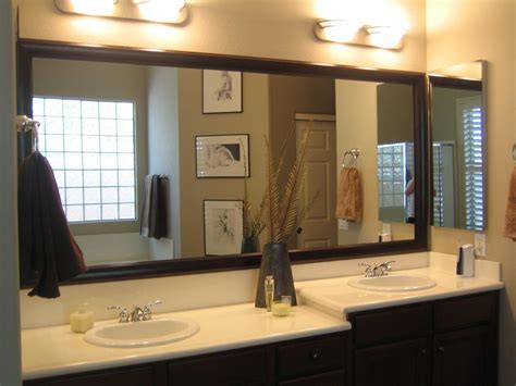 20 Inspirations Large Framed Bathroom Wall Mirrors Mirror Ideas