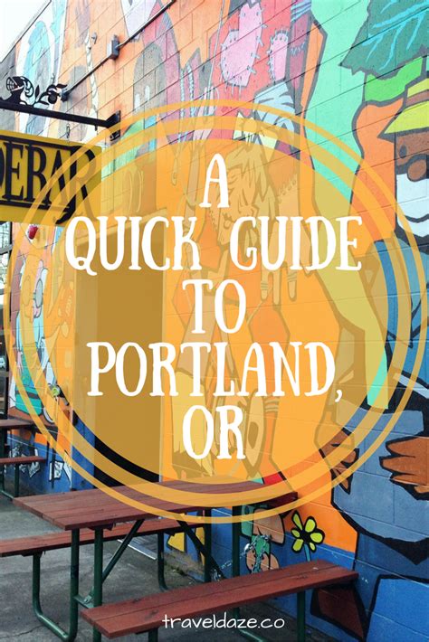 A Quick Guide To Portland Oregon Portland Travel Visit Oregon Portland