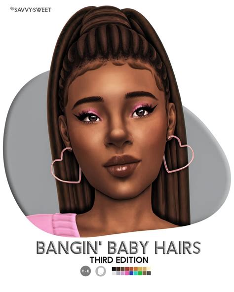 Patreon Baby Hairstyles Sims 4 Black Hair Sims 4