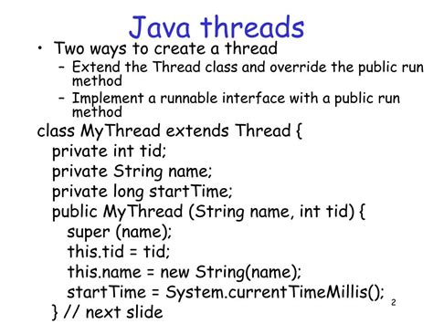 Ppt Java Threads Powerpoint Presentation Free Download Id4639214