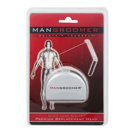 Man Groomer Back Hair Shaver Replacement Head 10 Ct