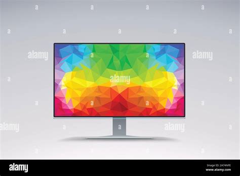 Colorful Image On Wide Screen Stock Vector Image And Art Alamy
