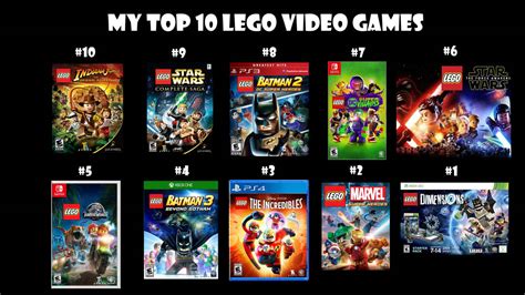 My Top 10 Best Lego Video Games By Alexmination98 On Deviantart