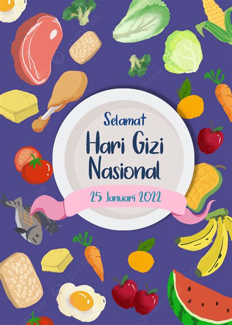 Background Hari Gizi Nasional Alias Hari Gizi Nasional Indonesia