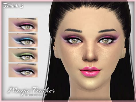 Female Eyeshadow Makeup The Sims 4 P1 Sims4 Clove Share Asia Tổng