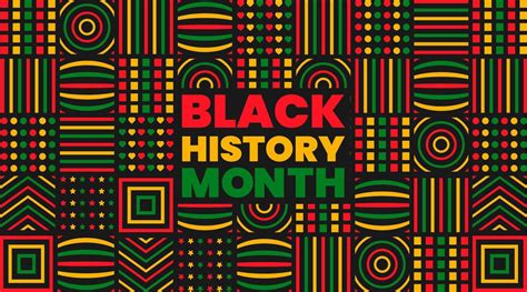 Black History Month Background African American History Or Black