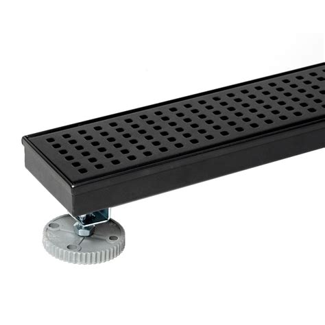 We are the inventor, manufacturer and official supplier of easy drain shower drains. Oatey 24 in. SS Linear Drain Square Grate in Matte Black ...