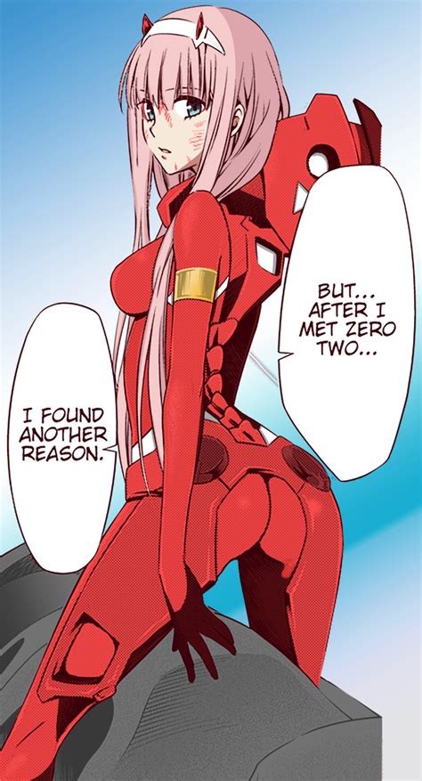 Zero Two Coloured By Me Darling In The Franxx Manga R