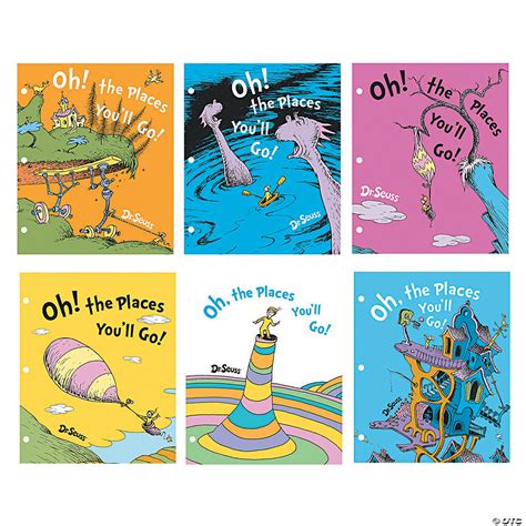 Dr Seuss™ Oh The Places Youll Go Pocket Folders Oriental Trading