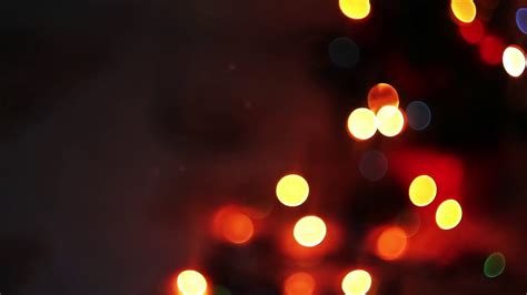Blurred Christmas Lights Twinklingvery Beautiful Stock Video Footage