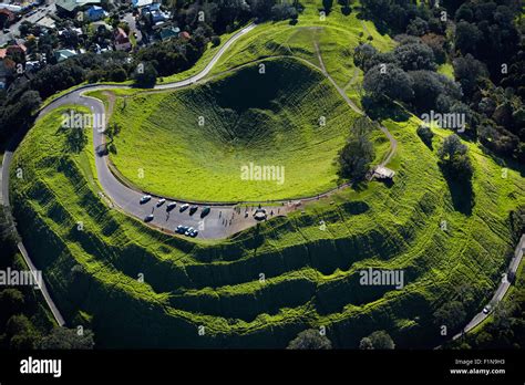Volcanic Crater Mt Eden Historic Maori Pa Site Auckland North