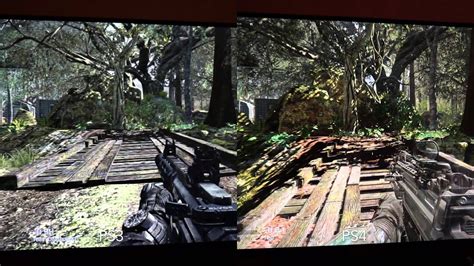 Ghosts Ps3 Vs Ps4 Gameplay Comparison Current Vs Next Gen Playstation 4 Graphics 1080p Hd