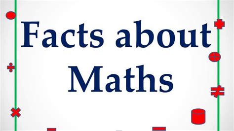Top 50 Interesting Facts About Maths Mathematics Facts Youtube