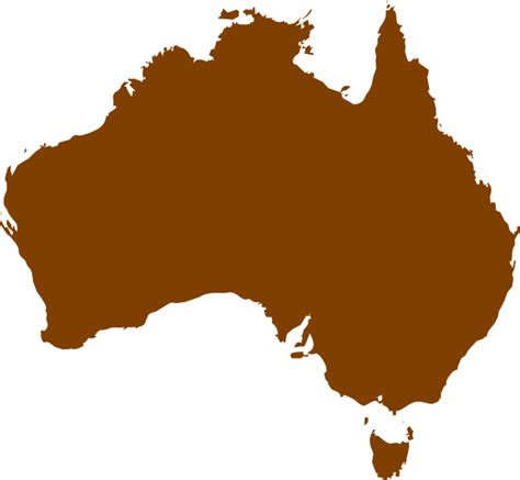 Australia Brown Clip Art At Clker Vector Clip Art Online Royalty