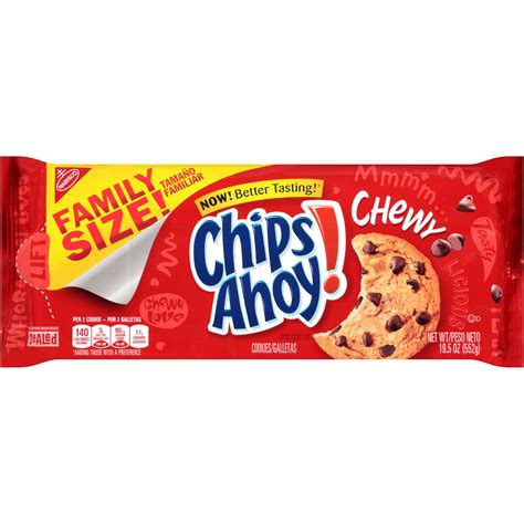 Chips Ahoy Chewy Chocolate Chip Cookies 195 Oz