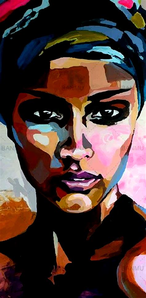 Abstract Portrait Painting Painting Art Painting Decor Canvas Art