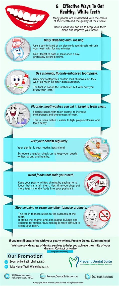 6 Effective Ways To Get Healthy White Teeth