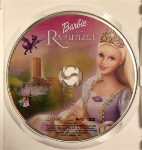 barbie as rapunzel dvd 2002 ebay