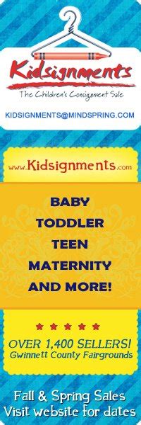 Kidsignments Consignment Sale Lawrenceville Ga