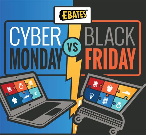Cyber Monday Vs Black Friday Infographic By Ebates