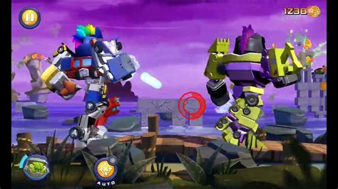 Angry Birds Transformers Optimus Maximus Su Copañedo Desvastator Youtube