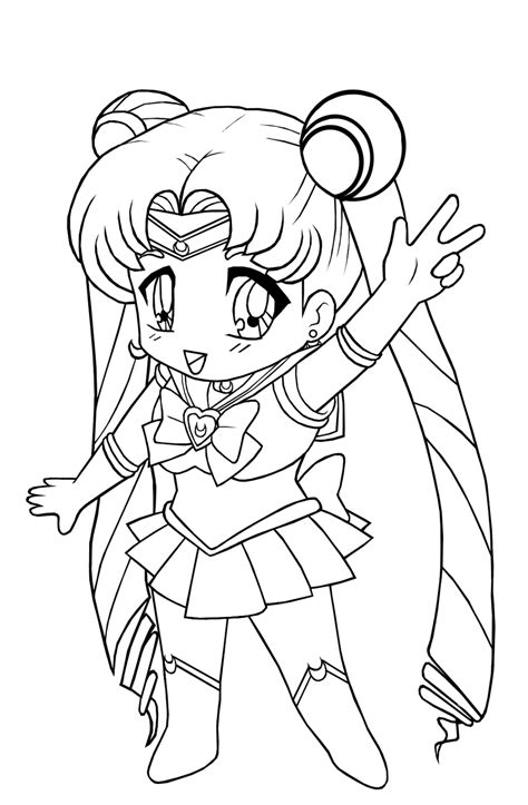 Anime Cat Girl Coloring Pages Coloring Home