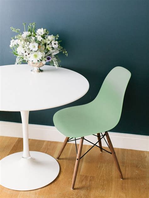 There's something about the tulip chair. mid century modern mint 3 pcs tulip table dining set chair ...