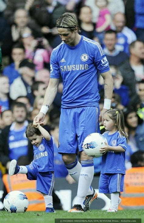 Fernando Torres And His Children Leo And Nora Chelsea Football Kids